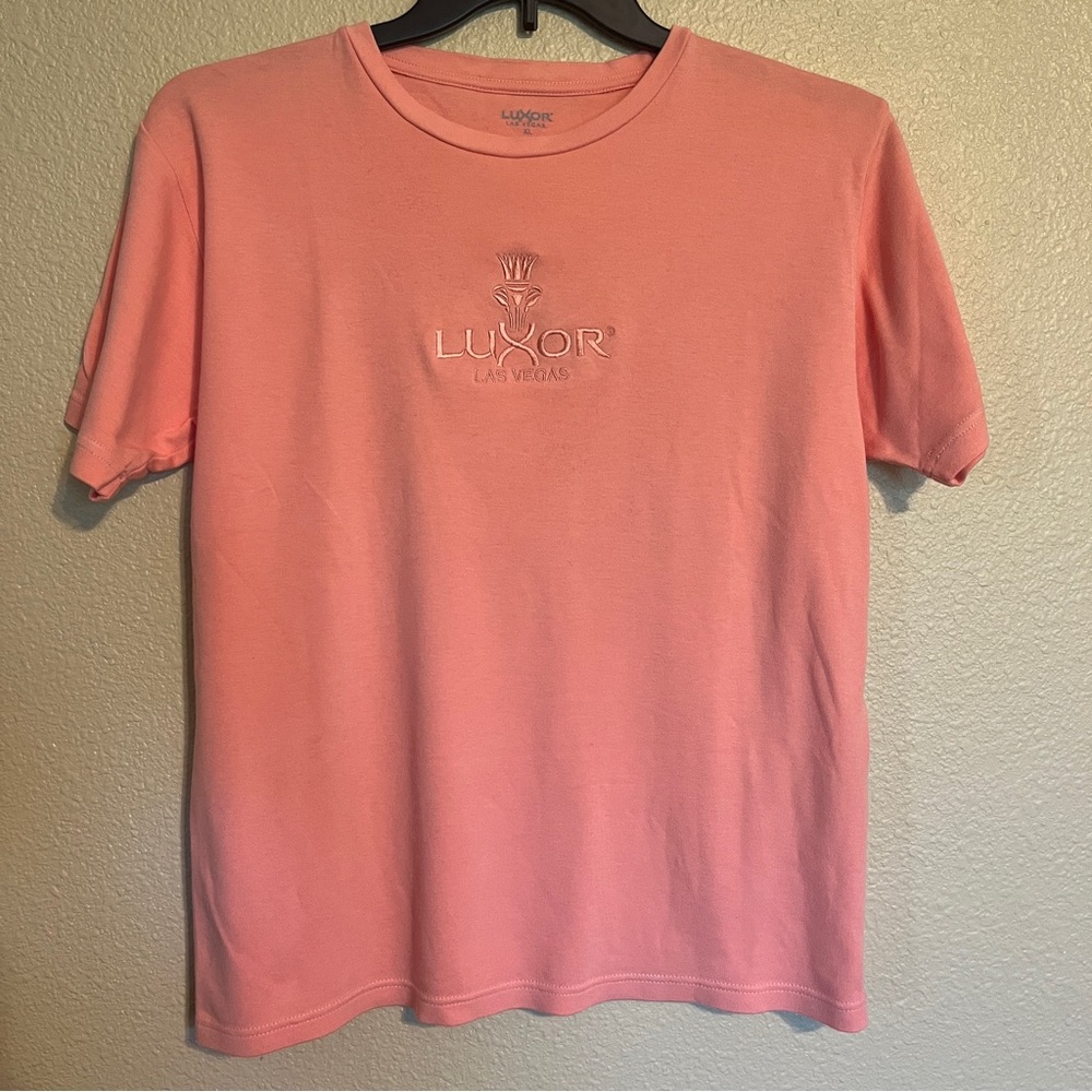 Luxor Las Vegas Women’s XL Peach Souvenir Short Sleeve Tee